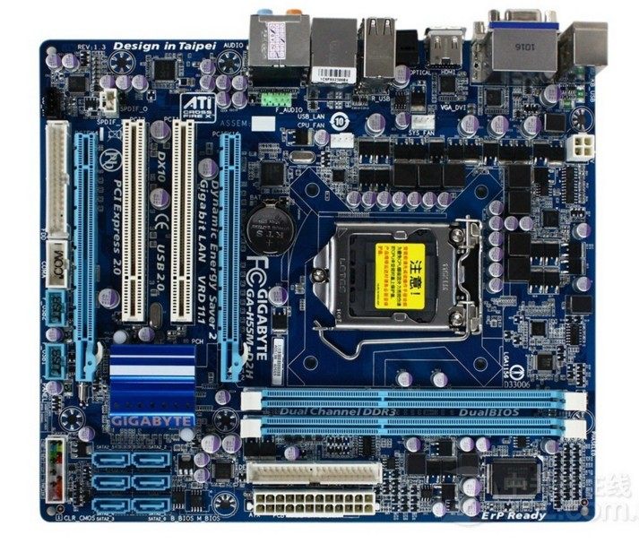 技嘉gah55md2h主板1156针支持i3530i5i7870另有套装主板