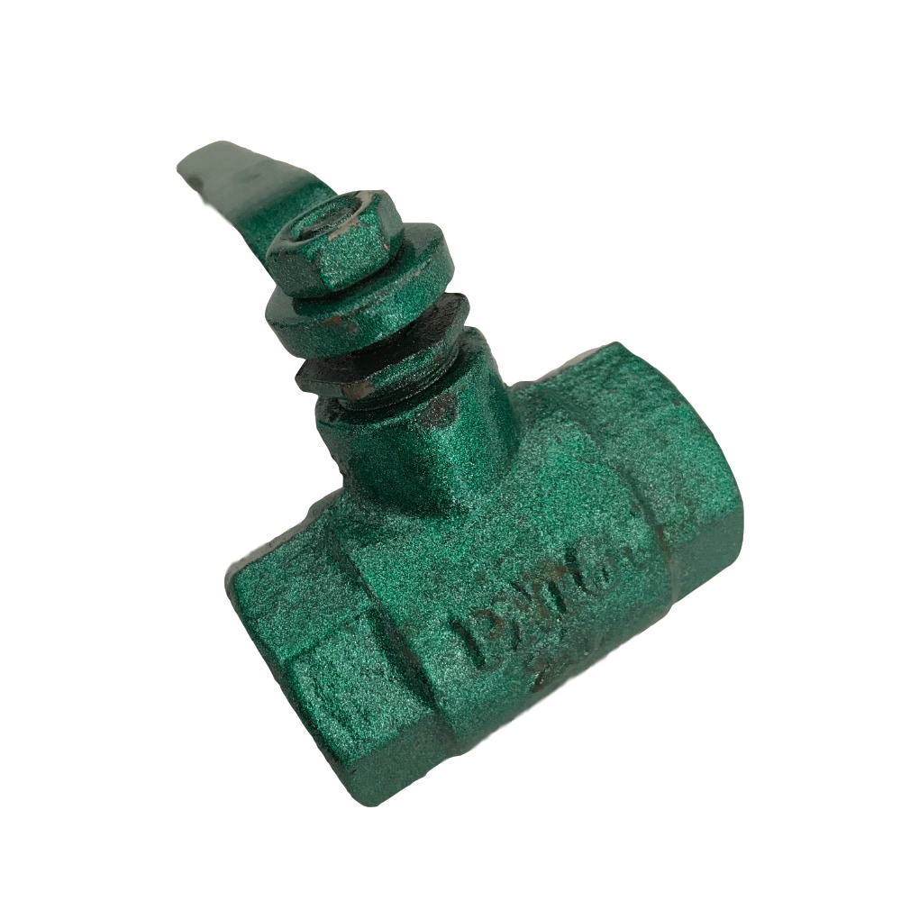 球阀绿色烤漆铸铁工程用阀门铁球dn15球阀