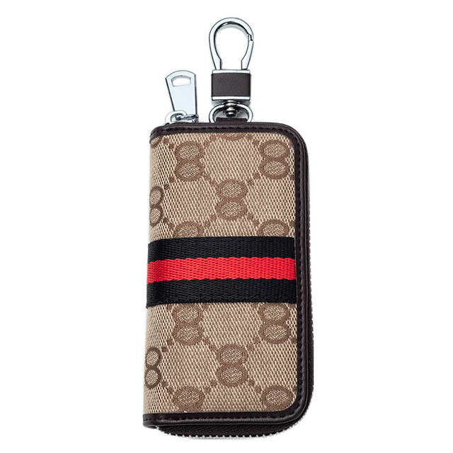 Key bag personality male zipper cloth art male and female key bag ladies multifunctional large capacity creative car key bag Key bag personality male zipper cloth art male and female key bag ladies multifunctional large capacity creative car key bag