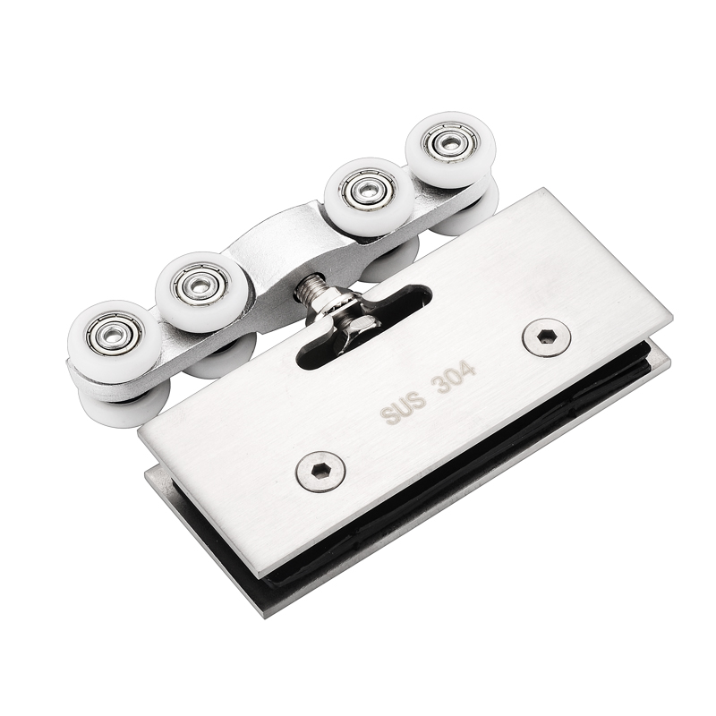 玻璃移门滑轮不锈钢玻璃门吊轮轨道推拉门吊门吊滑