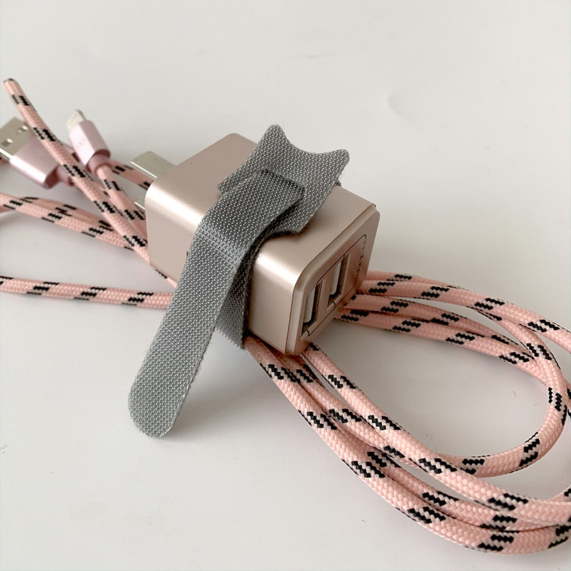 扎带束数据线充电电线收纳捆绑绑带绕线集线器整理理线器