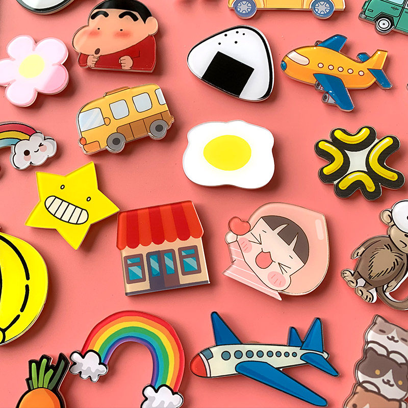 冰箱抖音立体3d磁铁磁吸卡通食物人物可爱冰箱磁性贴