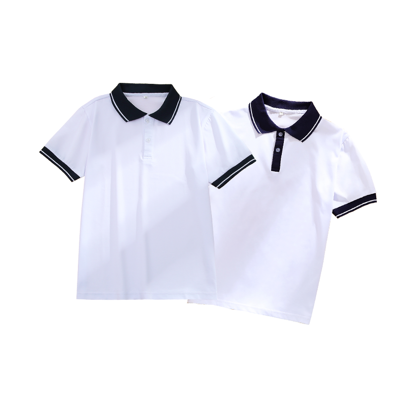 深蓝校服初中中学生夏季育英套装蓝领短裤高中生休闲运动套装