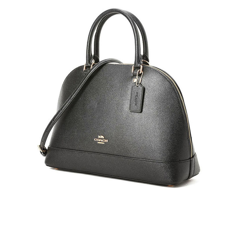 coach蔻驰sierrasatchel贝壳字母马车纯色简约单肩女士包袋