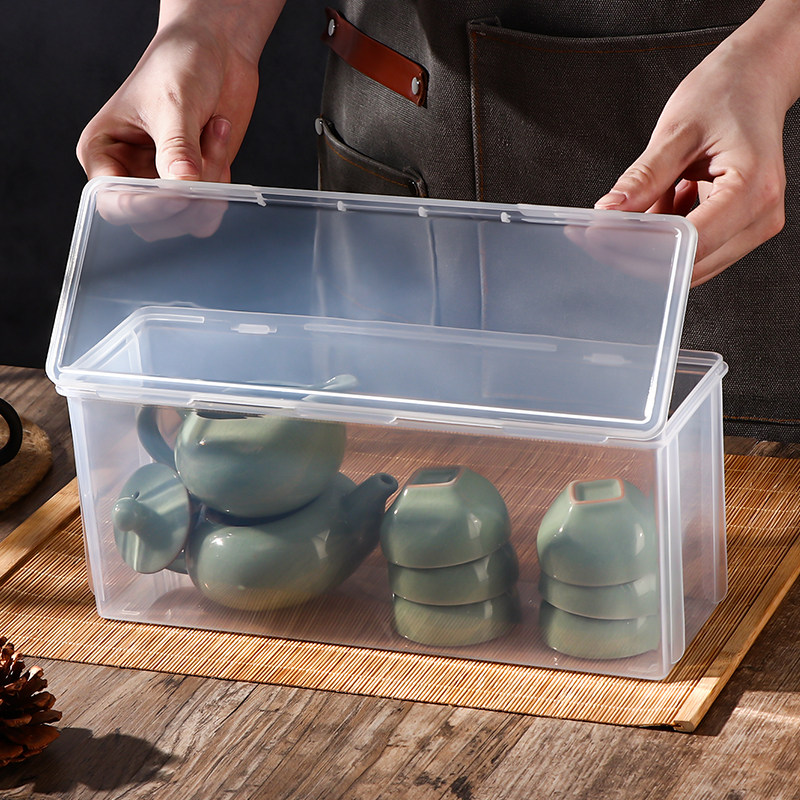 优思居茶具储物盒家用功夫功夫茶茶杯茶壶整理盒子桌面收纳盒