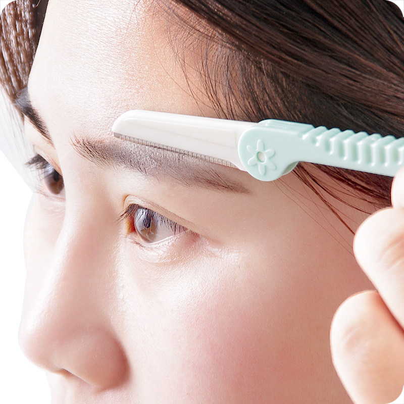 刮眉刀便携式可折叠修眉刀套装眉毛刀修化妆工具3个装化妆