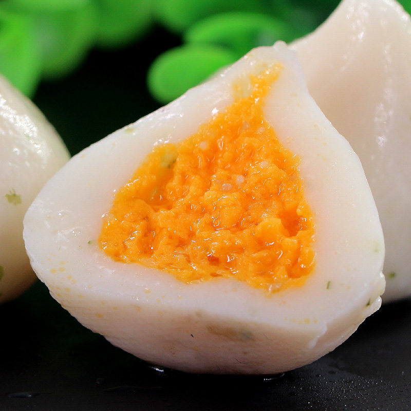 鲜有汇聚鱼极蟹籽蟹粉包蟹子丸家用豆捞火锅食材各种丸子套餐250g