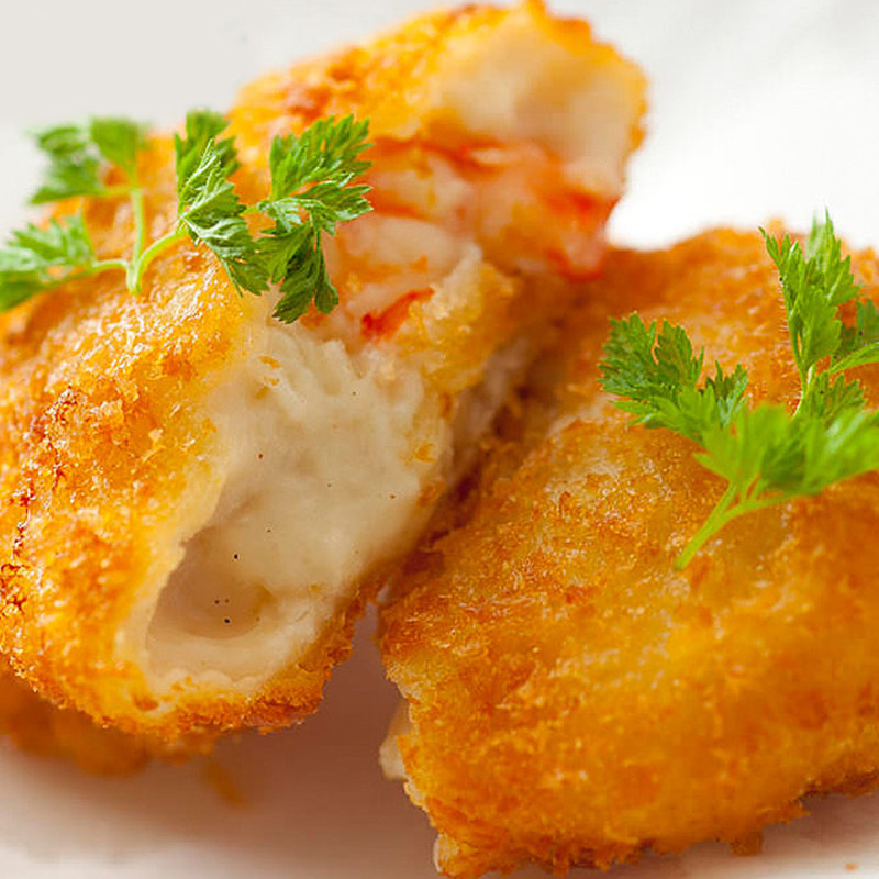 汉堡虾排海鲜虾饼大虾虾仁虾饺冷冻油炸速冻虾类制品