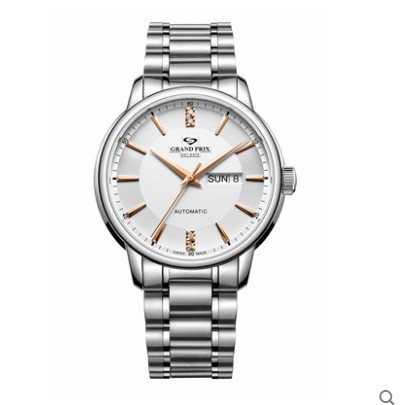 专柜格林手表grandprix瑞士原装瑞表自动自动机国产腕表