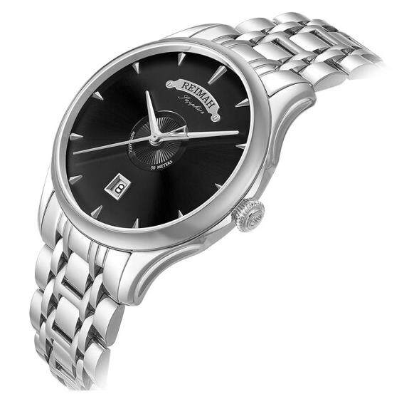 专柜正品reimah雷迈手表男士品牌日历表盘简约国产腕表