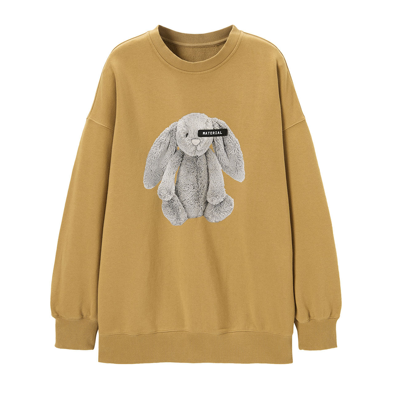 material girl卡通印花卫衣