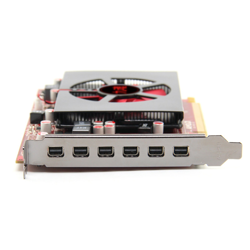 九魂多屏显卡六屏minidp接口hd77502gb6dp金融期货显卡