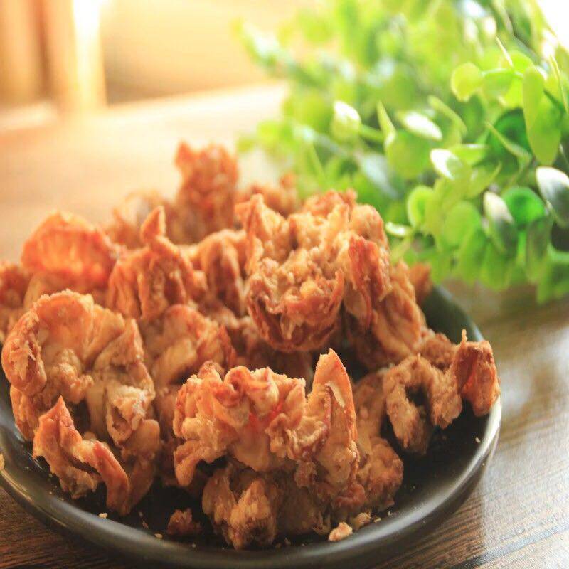 猪肉渣猪油渣猪肉粕花脂渣青岛特产包邮围心肉梭子生酮65二斤包邮