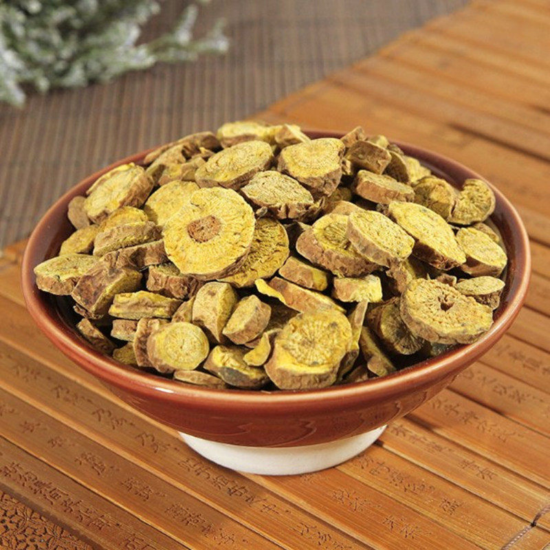 黄芩500g中药材黄芹包邮黄岑片中草药店铺枯芩磨粉黄芩