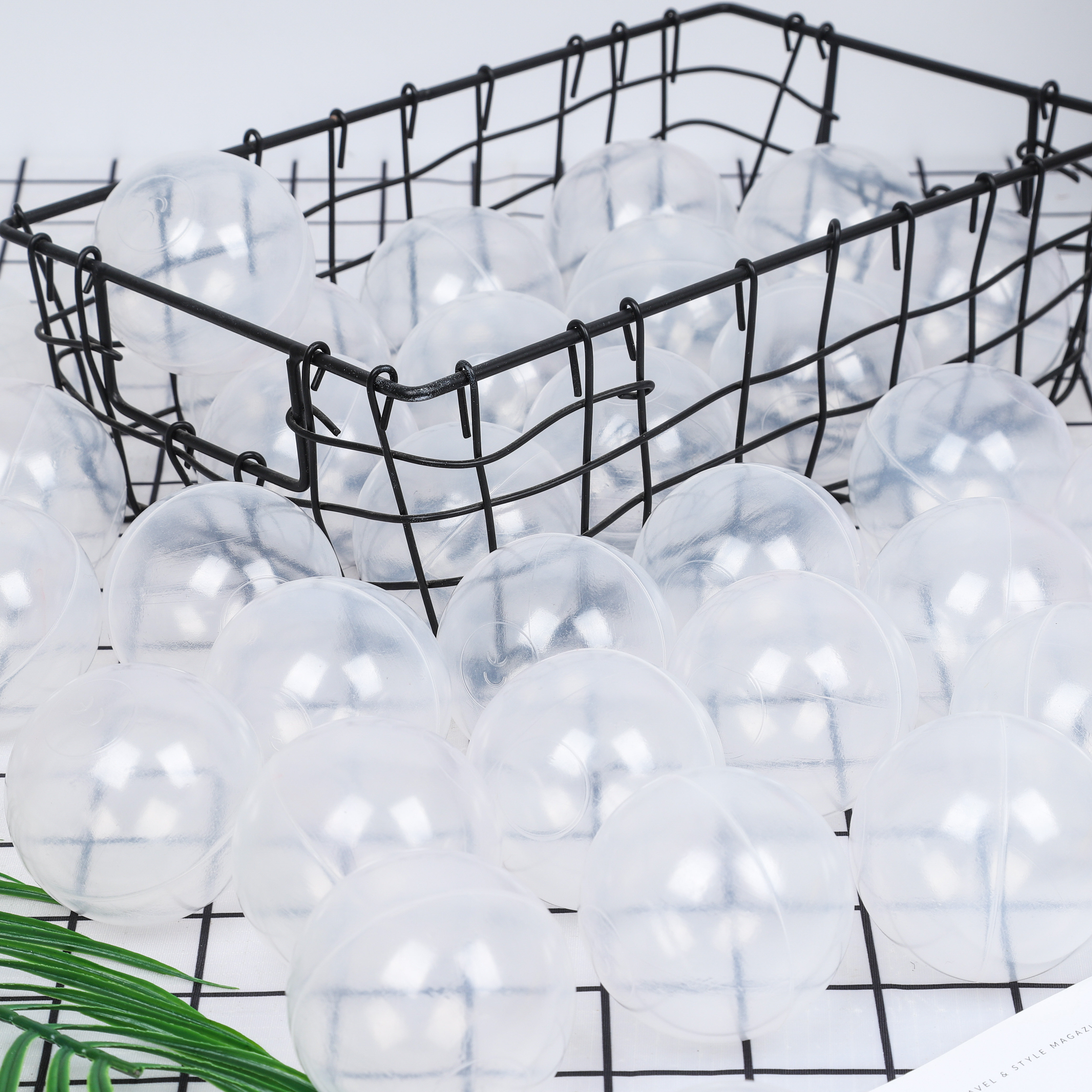 透明海洋白色无毒无味婴儿加厚波波室内家用海洋球