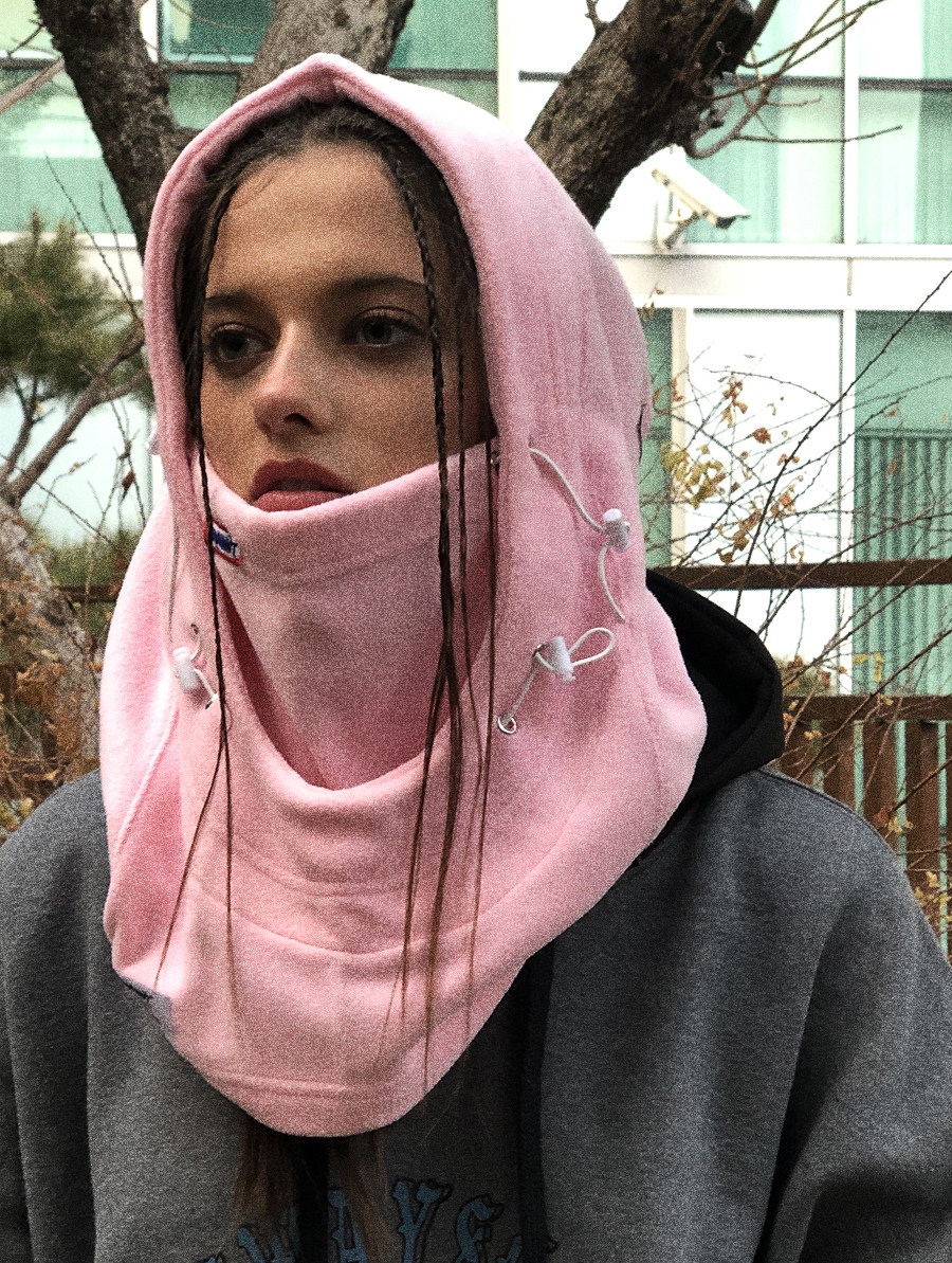 bsrabbit韩国滑雪连帽冬季户外防寒保暖护脸脖子围巾