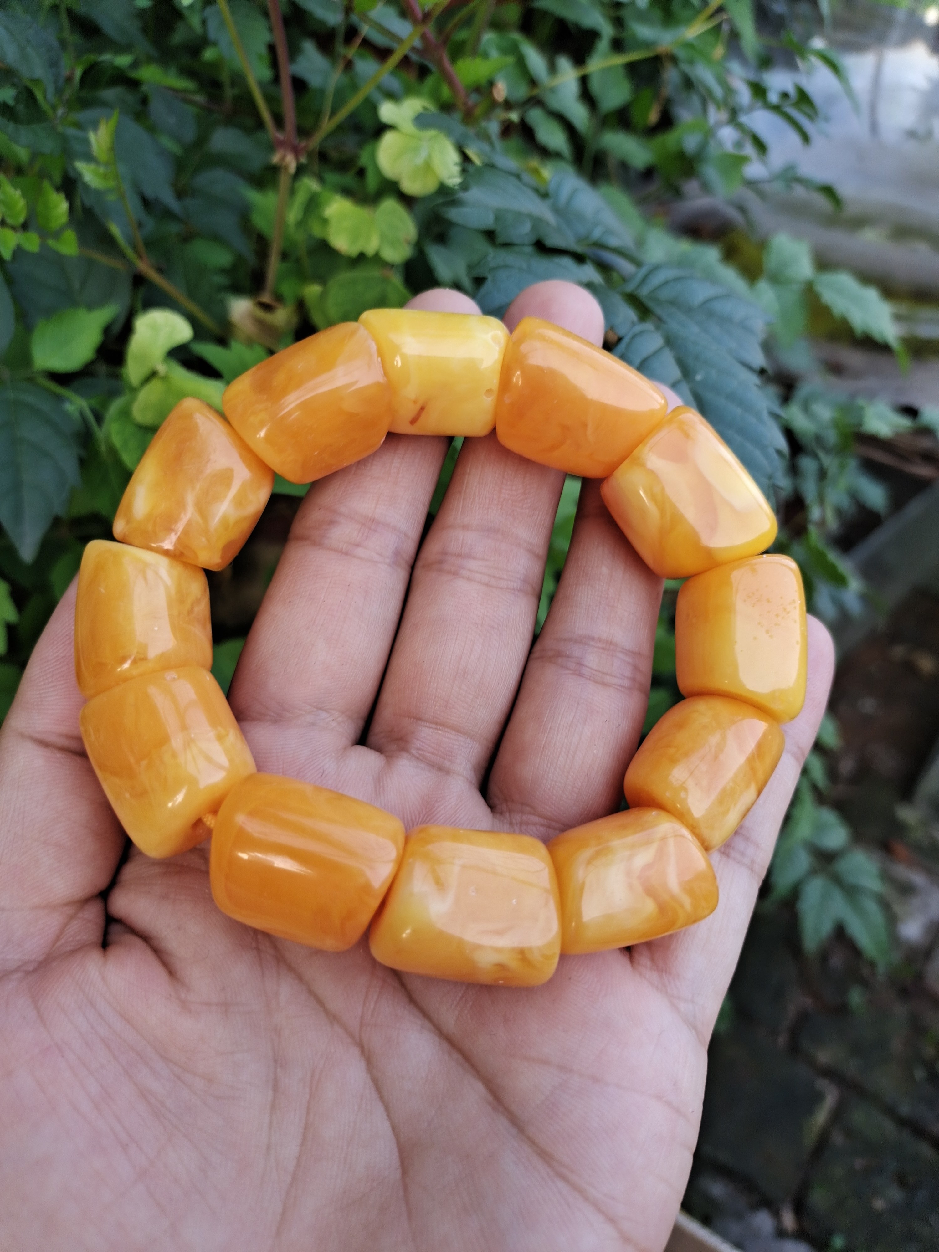 琥珀蜜蜡 不规格桶珠  男款文玩礼品配饰 手持珠 手饰 车把串手串