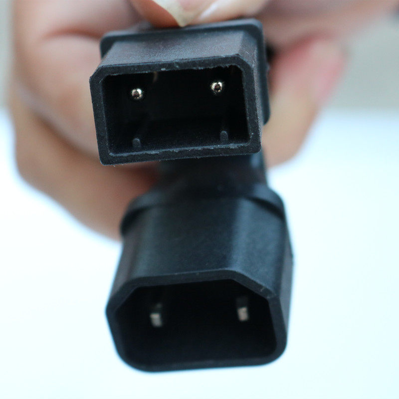 充电接头立马电动车转换电源充电器输出转品字小绿人电动车线类