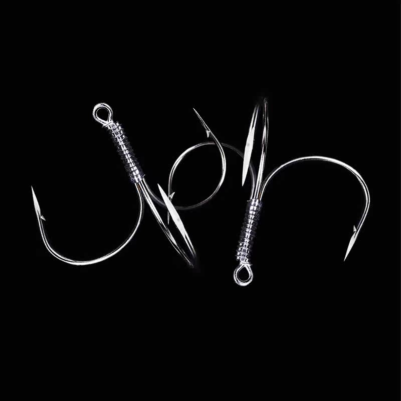 手工精磨锚钩鲢鱼鲢鳙锚鱼钩大号三爪钩四锚钩手研刀锋鱼钩三锚钩