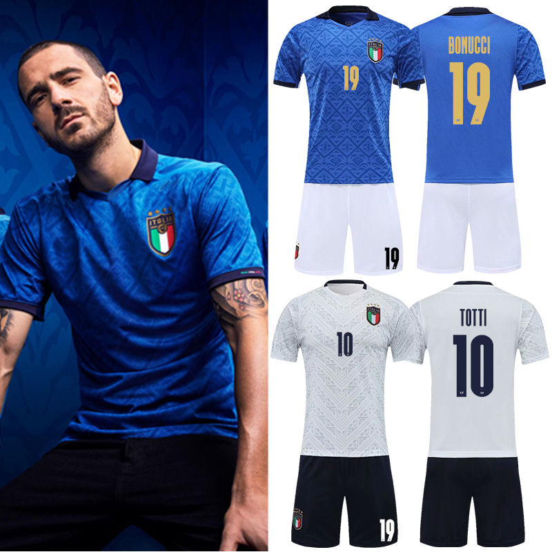 2021欧洲杯意大利国家队主客场球衣定制足球比赛训练队服足球服