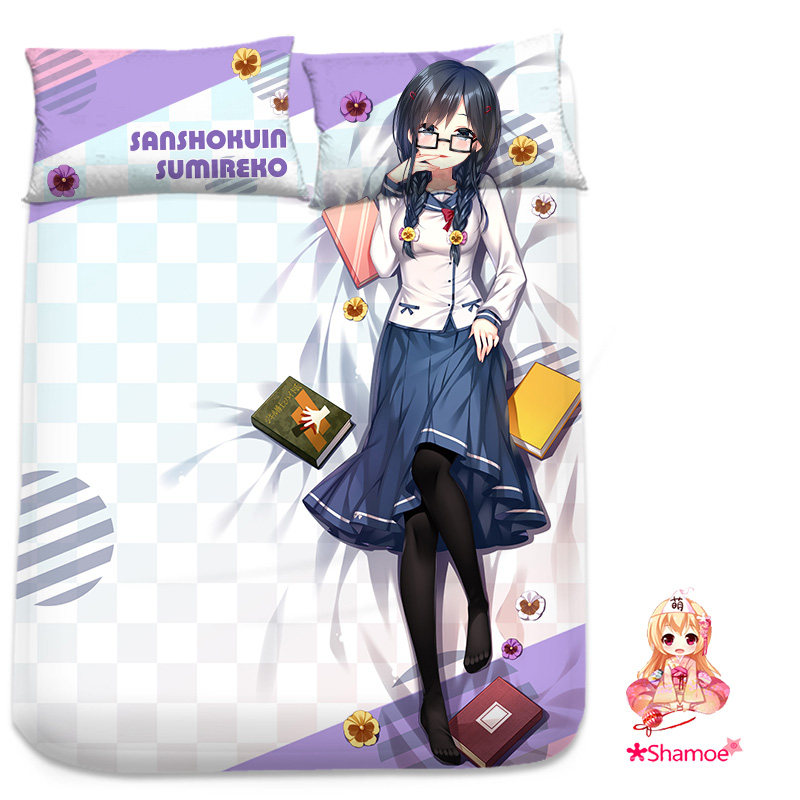 喜欢院堇床笠床单床品宅男动漫三色一个竟然动漫水杯