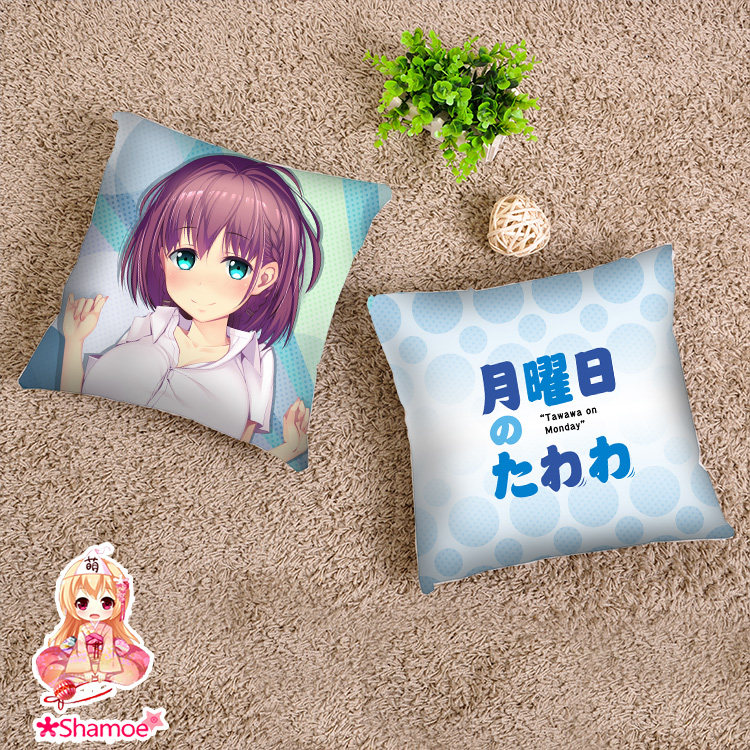 尚萌原创星期一丰满小爱比村奇石乳业动漫抱枕动漫毛绒