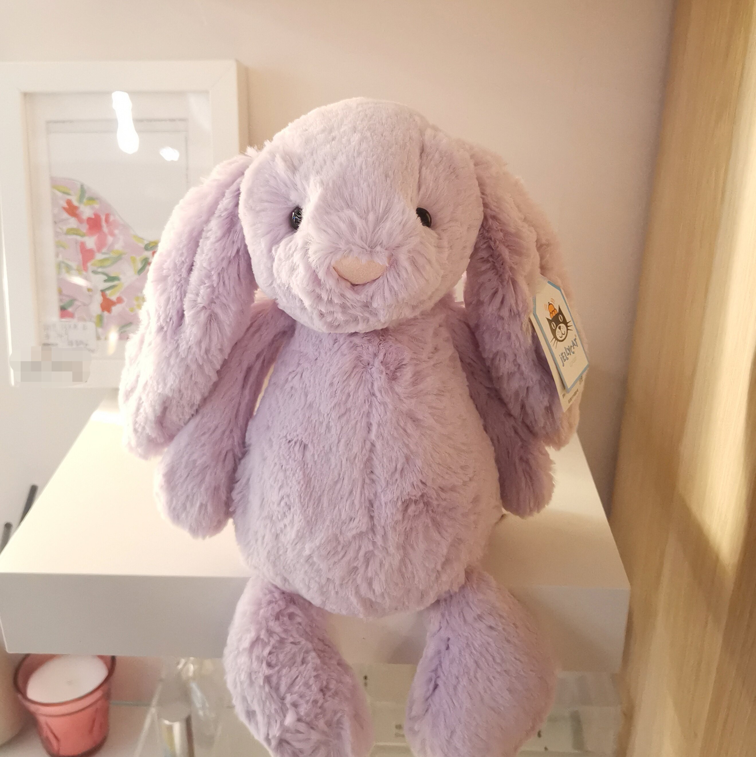 现货英国jellycat害羞邦尼兔柔软安抚毛绒玩具明星同款毛绒布艺类玩具