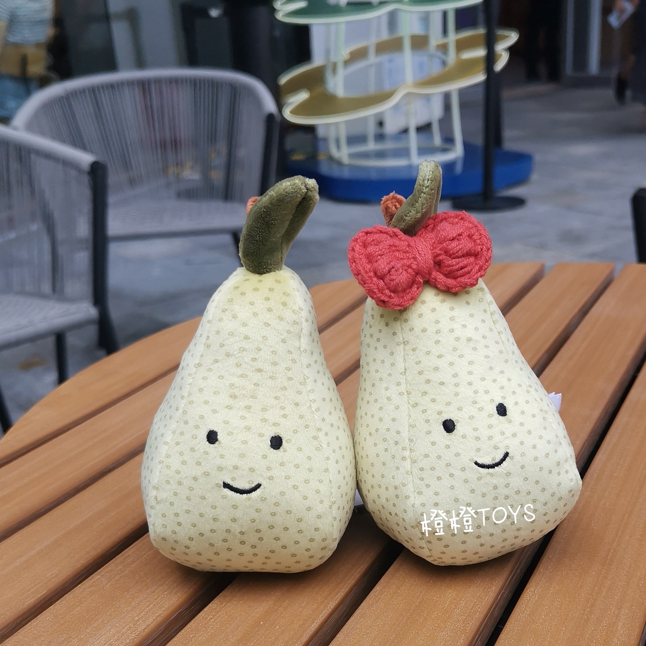 英国jellycat美味可口水果网红公仔玩偶短绒柔软迷你毛绒布艺类玩具