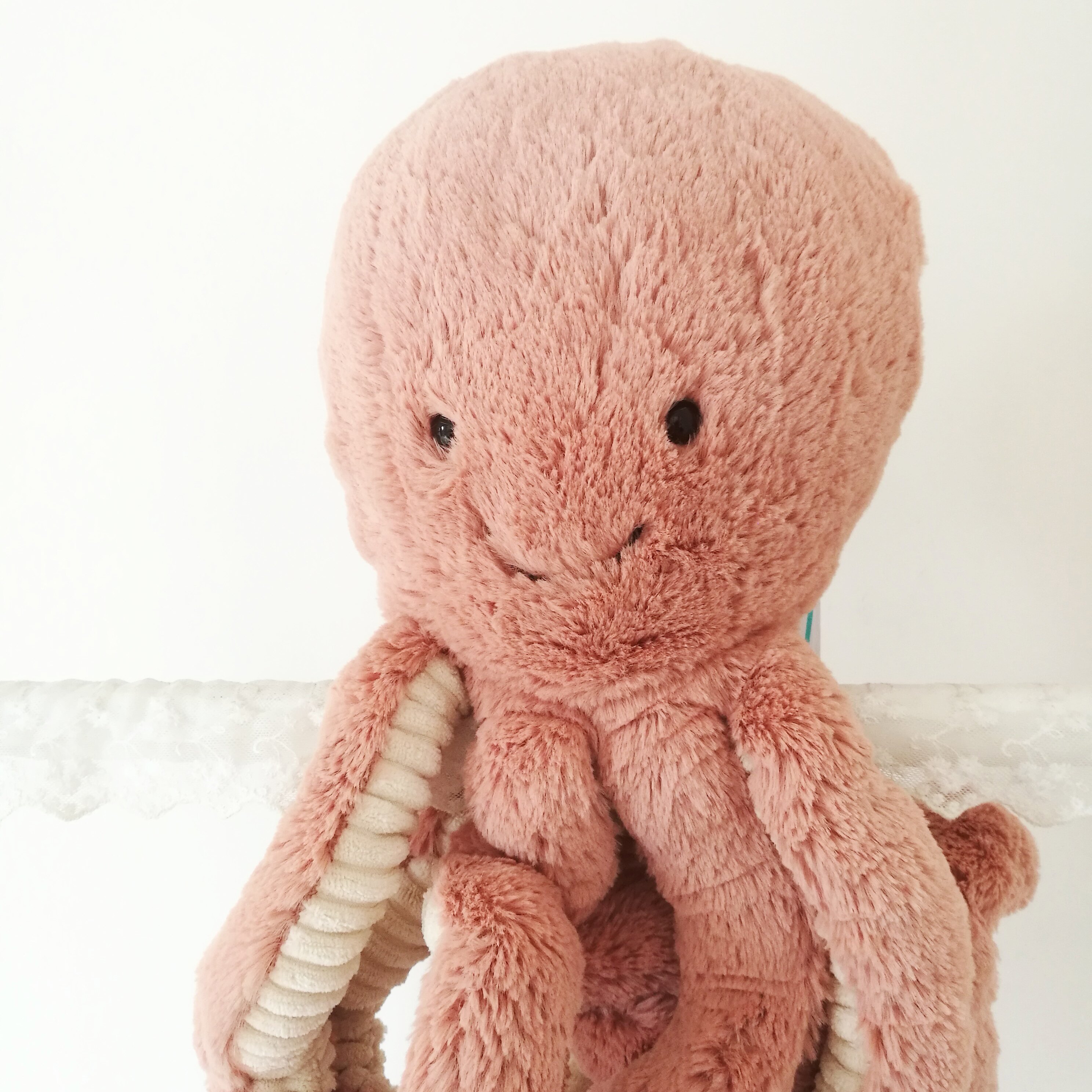 英国正品jellycatodell柔软八爪鱼毛绒公仔章鱼玩偶毛绒布艺类玩具