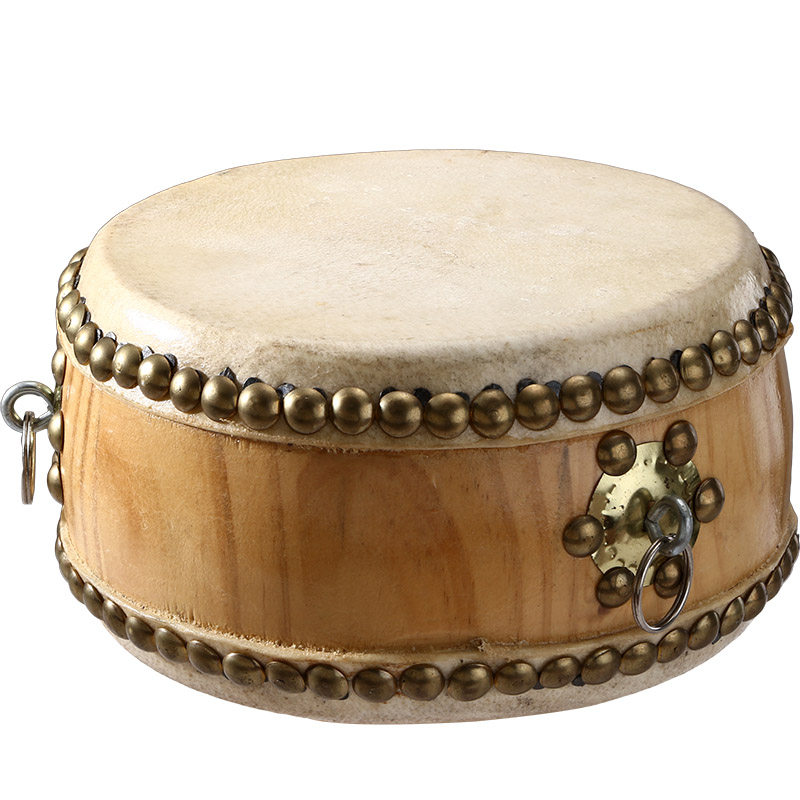 牛皮手工圆通佛具寺庙法物用品台湾道士小鼓堂鼓