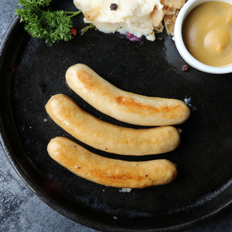 香肠欧百百德鸡肉早餐德国烧烤纯肉淀粉德式香肠