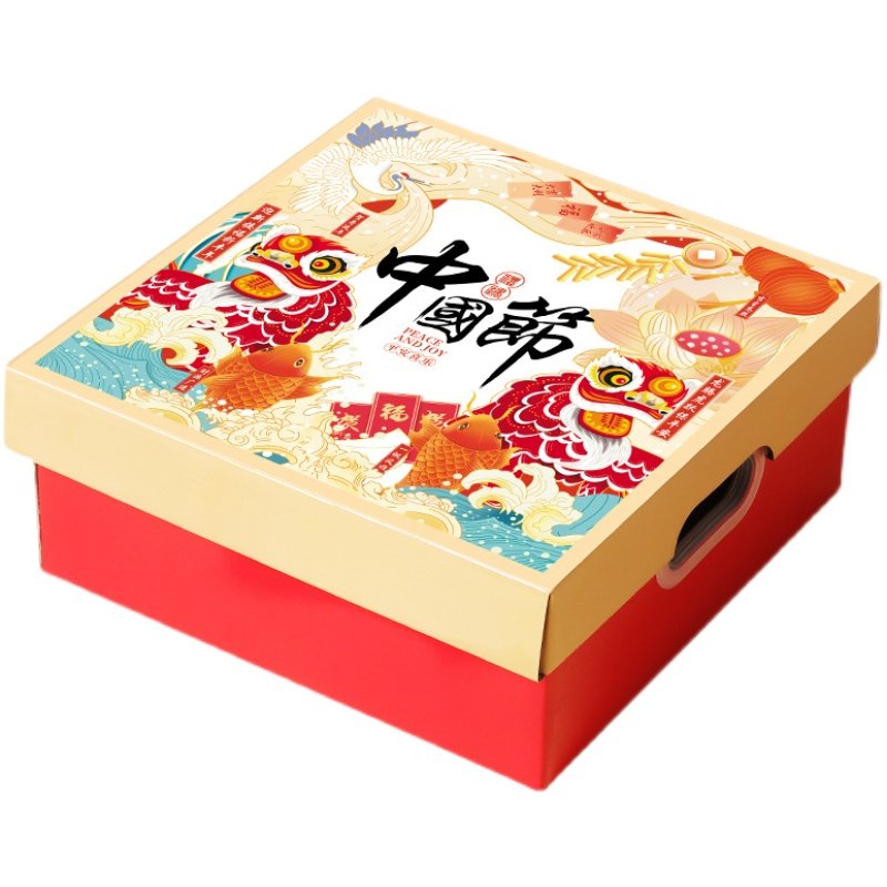 新年年货礼盒包装创意中国风国潮礼品盒零食大礼包礼物盒子空大号