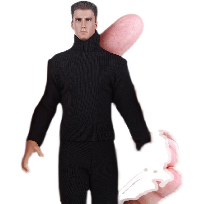 女款服男潜行紧身紧身衣人偶可动6寸素体包胶男兵人专区