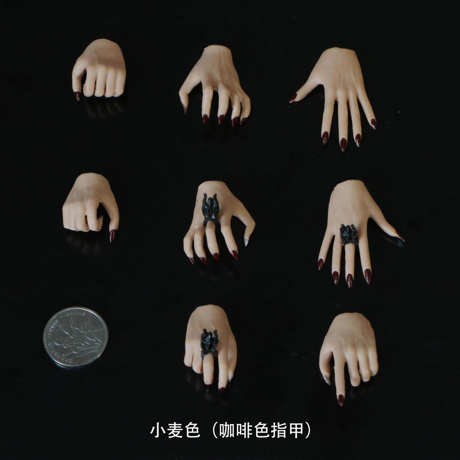 兵人全新3代鹰爪包胶素体可替换换手型4双手适合兵人