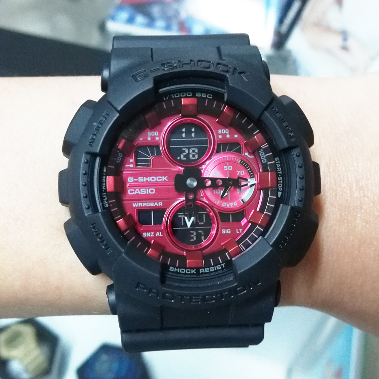 卡西欧gshock血鹤ga140ar1700argaw100arb5600ar1小猪日韩腕表