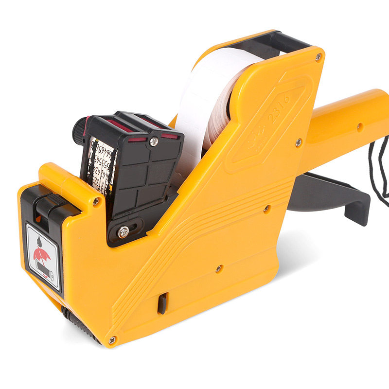 皇冠2316双排打码机手动超市打价机10位标价器打打码机