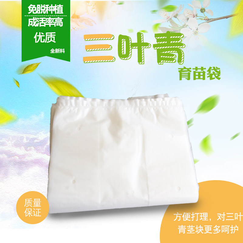 药材育苗袋 三叶青塑料育苗袋 营养袋 种植袋 优质全新料育苗容器
