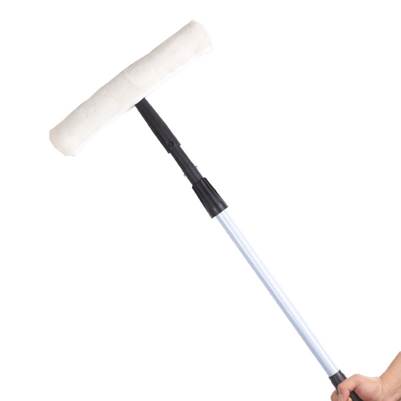 保洁工具玻璃刷擦窗器擦玻璃器伸缩杆刮刀刮水器不锈钢玻璃刮水器