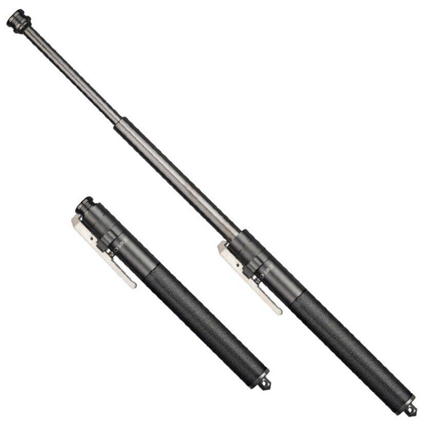 甩棍实心伸缩弹簧自动棍防身工具钢笔迷你随身便携合法自卫摔棍棒