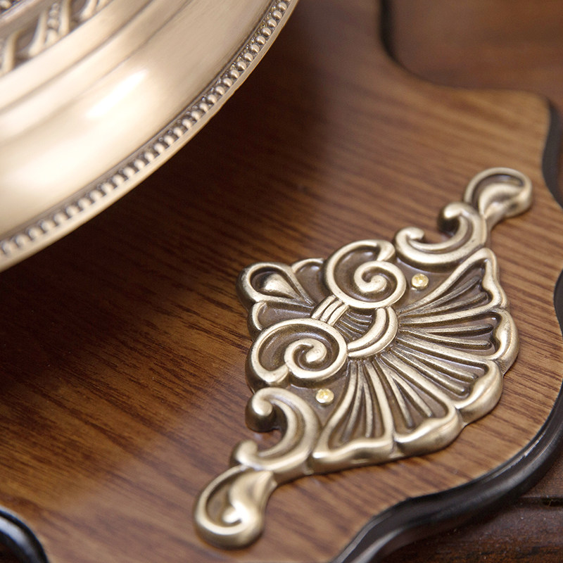 黄铜欧式复古客厅装饰摇摆钟表挂钟