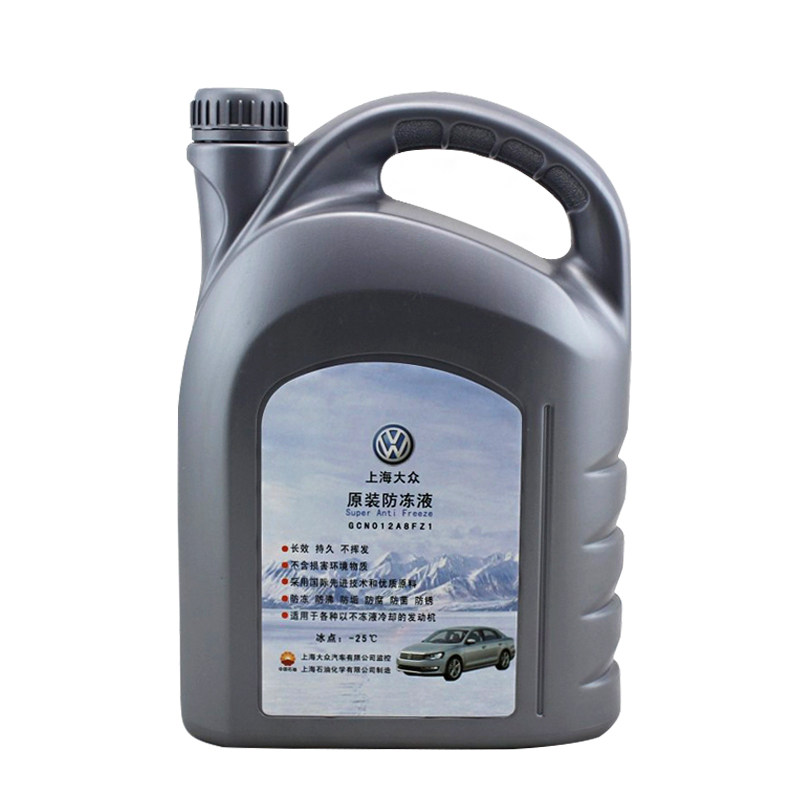 上海大众汽车防冻液 -25度红色绿色 通用型发动机冷却液水箱宝4l