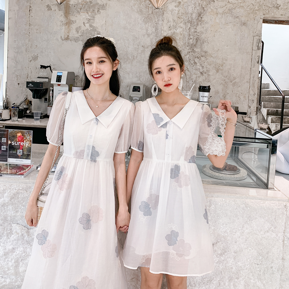 小镇复古夏季新款2020连衣裙闺蜜姗姗远方女主角连衣裙