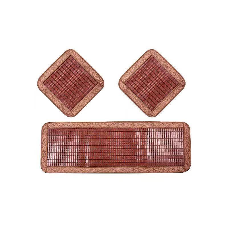 汽车坐垫竹片后排方垫单片凉垫竹子凉席夏天通用座套