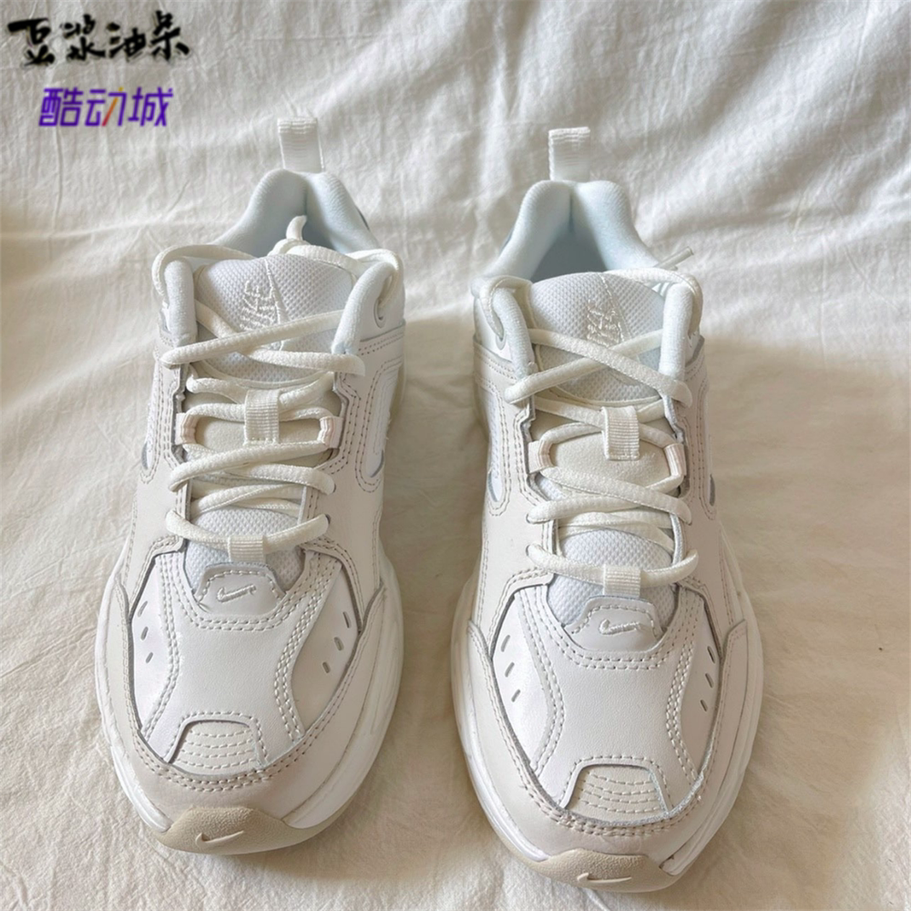 nike耐克m2k老爹鞋女时尚潮流增高休闲运动灰白跑步跑步鞋