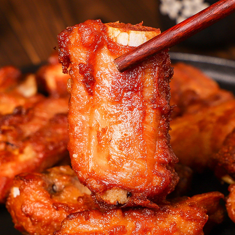 烧烤蒜香排骨食材肋骨猪排500克猪肉半成品其它