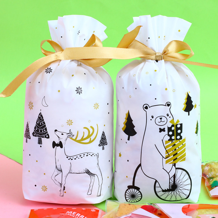 圣诞节手工食品雪花老人雪人牛轧糖果曲奇饼干点心包装盒