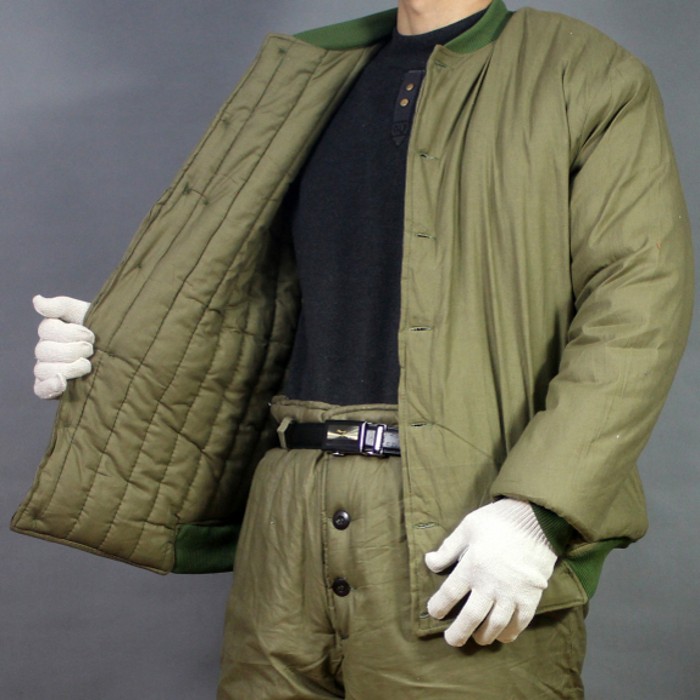 劳保军绿棉袄部队棉衣加厚棉裤套装防寒保暖军迷大衣