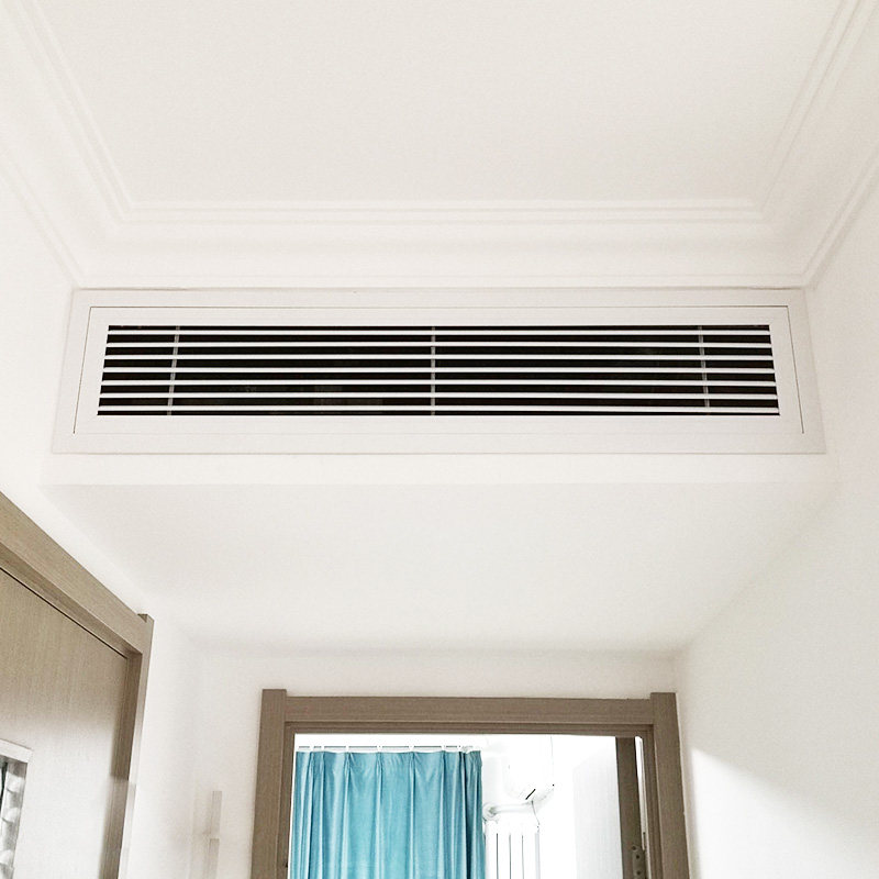 风口百叶定做通风口铝合金天花板散流吊顶外径室内新风系统