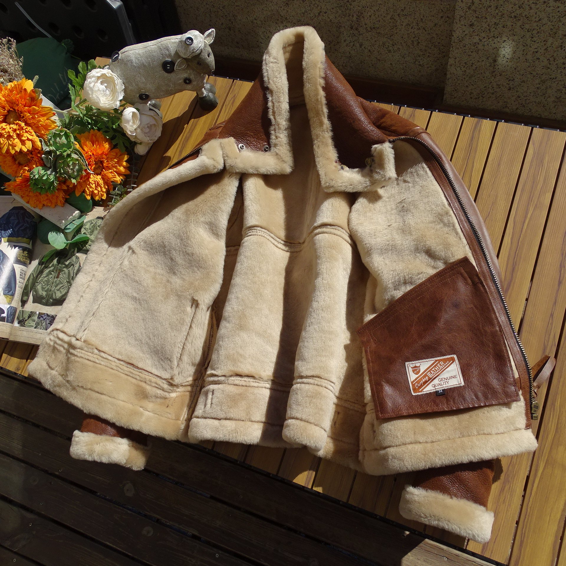 5折限量美产conmar拉链托斯卡纳柔滑羊羔原生态羊皮皮衣