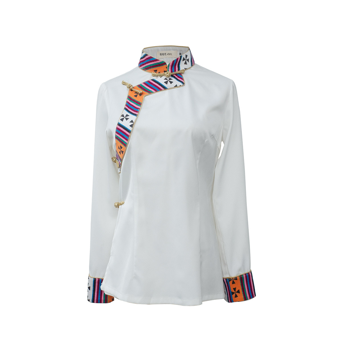 氆氇上衣西藏藏风衬衣藏装女传统藏袍藏族衣服女民族风服装